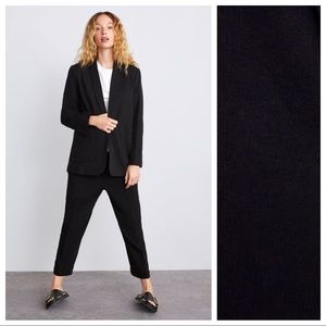 NWT. Zara Long Sleeve Blazer Size L